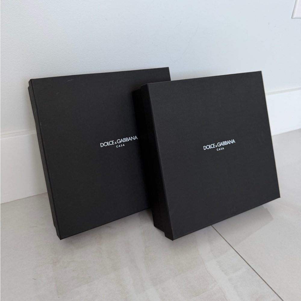 Dolce & Gabbana Black Gift Boxes (Pair)